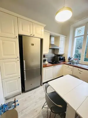 Cuisine ou kitchenette dans l'établissement Appartement Roi Albert