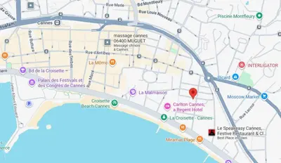 Plan de l'établissement Cannes proche Croisette - Studio