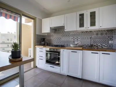 Cuisine ou kitchenette dans l'établissement Apartment Cagnes Provencal by Interhome