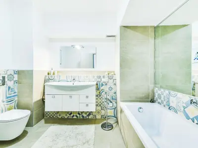 Salle de bains dans l'établissement Apartment Le Katia-2 by Interhome