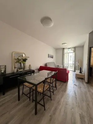 Coin salon dans l'établissement Appartement au cœur du Vieil Antibes