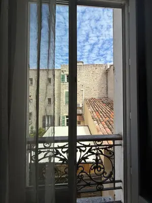 Balcon ou terrasse dans l'établissement Appartement au cœur du Vieil Antibes