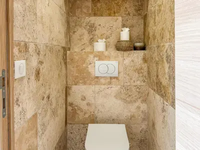 Salle de bains dans l'établissement Cannes centre - 10mn Palais, Croisette, Plage - CY