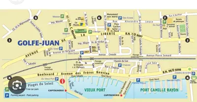 Plan de l'établissement Studio Cosy, Emplacement Idéal 2 minute des plages