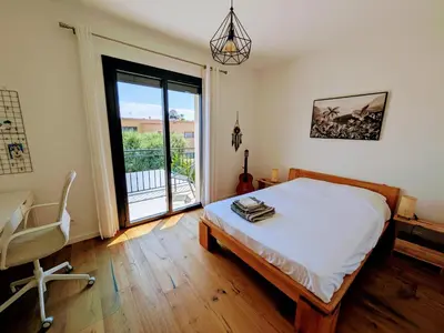 Un ou plusieurs lits dans un hébergement de l'établissement Villa Mona 