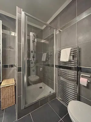 Salle de bains dans l'établissement Studio Victoria 200 m Carlton Hotel & Croisette