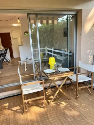 Plan de l'établissement Charmant studio en bord de mer Antibes