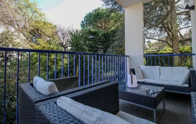 Balcon ou terrasse dans l'établissement CHENES Lumineux Vue Mer Clim Confort Terrasses Parking