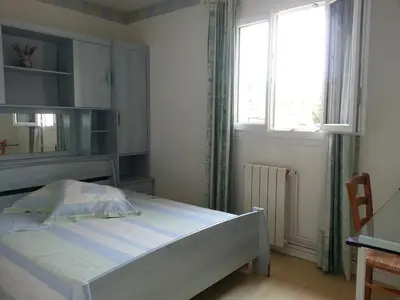 Un ou plusieurs lits dans un hébergement de l'établissement Mas Provencal 8 pers, air-conditioned private pool