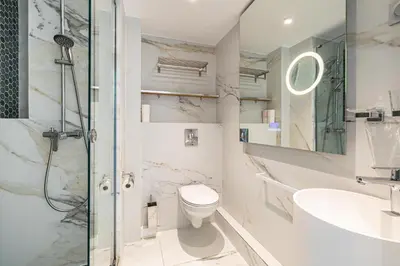 Salle de bains dans l'établissement Modern apartment - 3BR- 6P - Croisette Plage