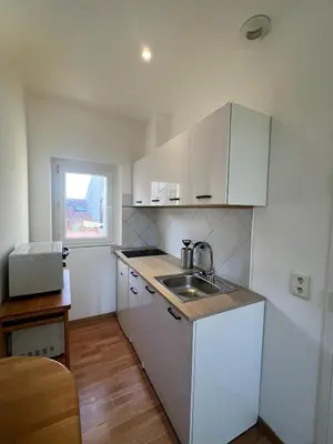Cuisine ou kitchenette dans l'établissement NEW studio old Antibes