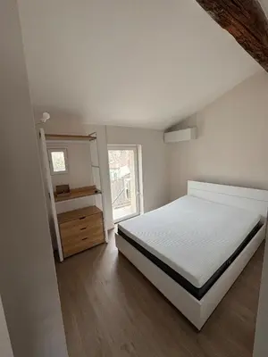 Un ou plusieurs lits dans un hébergement de l'établissement #401 Heart of Vieil Antibes - Place Nationale-High-End Newly Renovated & Furnished Appartment