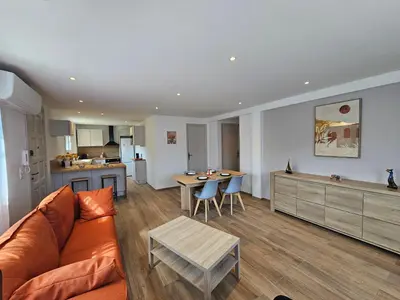 Cuisine ou kitchenette dans l'établissement Au Farniente