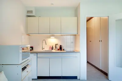 Cuisine ou kitchenette dans l'établissement Antibes PISCINE ET TENNIS