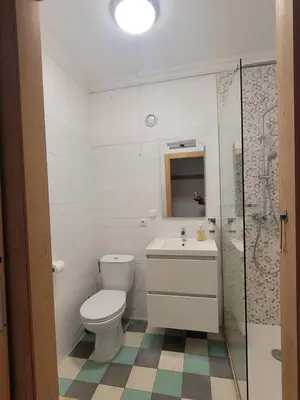 Salle de bains dans l'établissement Center Cannes Hippocampe