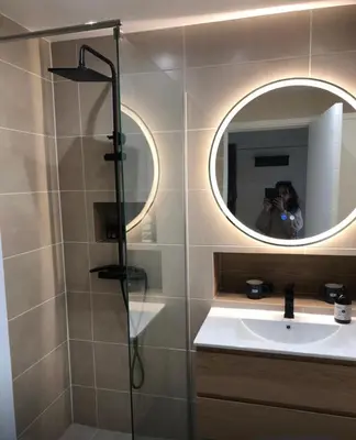 Salle de bains dans l'établissement Studio terrasse Croisette