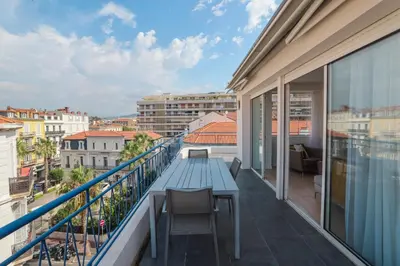 Balcon ou terrasse dans l'établissement REF 1493 - Cannes -City Center Banane District