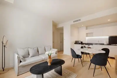Coin salon dans l'établissement Appartement Place de Gaulle - Welkeys