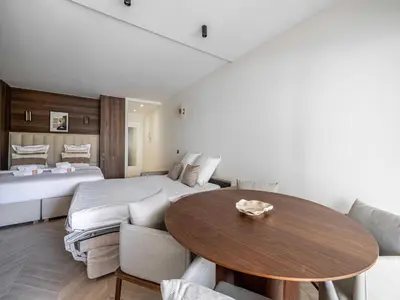 Un ou plusieurs lits dans un hébergement de l'établissement Elegant apartment - AC-4P - Cannes