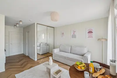 Coin salon dans l'établissement Cozy Cannes