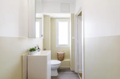 Salle de bains dans l'établissement Lueur Provençale