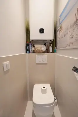 Salle de bains dans l'établissement Le Nine - Apt 2 prs standing Vieil Antibes