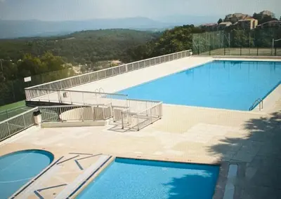 Piscine de l'établissement Spacieux T2 à Mougins-le-Haut ou située à proximité