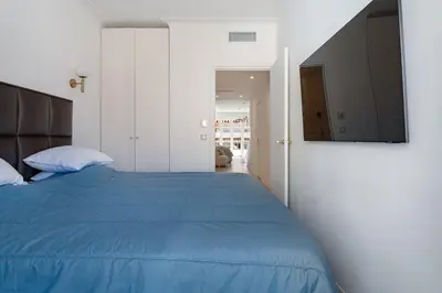 Un ou plusieurs lits dans un hébergement de l'établissement Rose des Sables - 4min à pied de la Plage