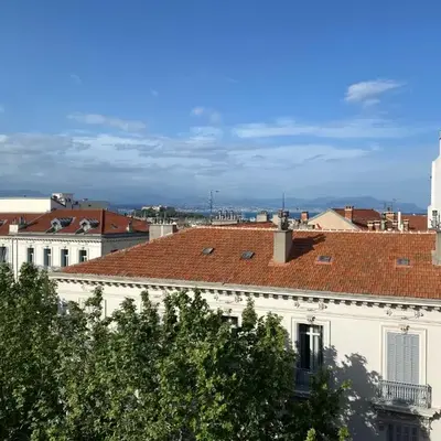 Antibes Carré d'or 3P vue dégagée Plazza