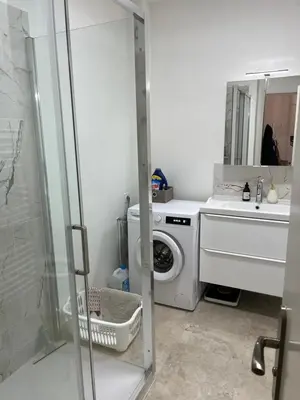Salle de bains dans l'établissement Charming Flat close to beach