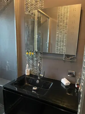Salle de bains dans l'établissement Studio Rooftop SCLS - Terrasse, Jacuzzi, Rue d'Antibes