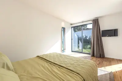 Un ou plusieurs lits dans un hébergement de l'établissement Villa Dream Cannes