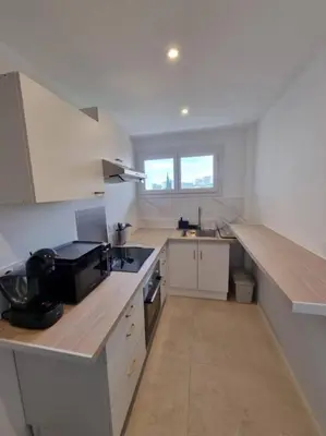 Cuisine ou kitchenette dans l'établissement ANTIBES - Cozy 2 pièces proche plage