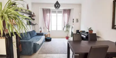 Coin salon dans l'établissement Appartement au coeur d'Antibes