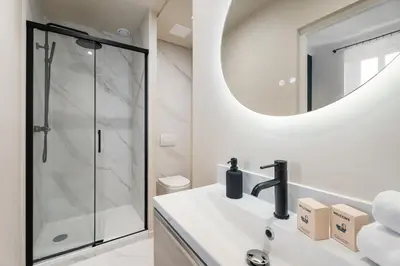 Salle de bains dans l'établissement Appartement Prado - Welkeys