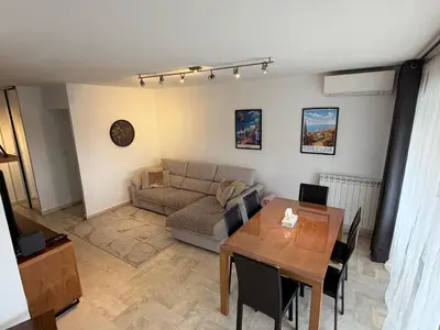 Coin salon dans l'établissement Les Jardin de la mer