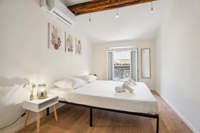 Un ou plusieurs lits dans un hébergement de l'établissement Appartement Castelet - Welkeys