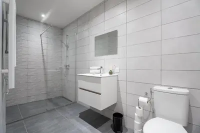 Salle de bains dans l'établissement Appartement Castelet - Welkeys