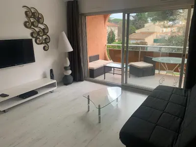 Coin salon dans l'établissement Studio au calme
