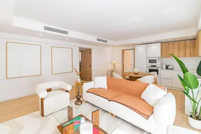 Cuisine ou kitchenette dans l'établissement REF 2011 - Cannes - Apartment for rent