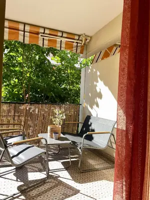 Plan de l'établissement Studio Centre Juan Les Pins - terrasse, proche mer