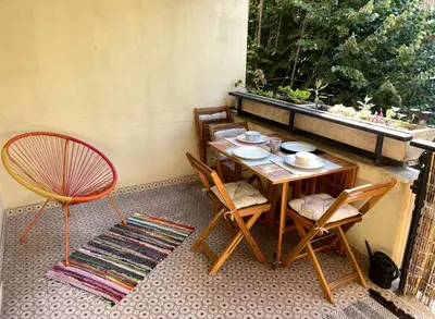 Plan de l'établissement Studio Centre Juan Les Pins - terrasse, proche mer