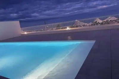 Piscine de l'établissement Modern studio - terrace - pool ou située à proximité