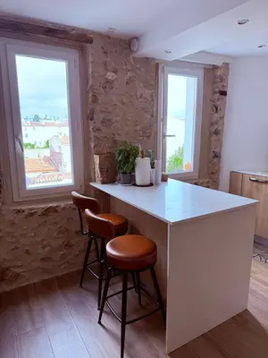 Plan de l'établissement Charme, Pierres, Appartement Vieil Antibes