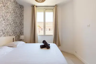 Un ou plusieurs lits dans un hébergement de l'établissement Cagnes - 3 ,Rue Pasteur - 3P