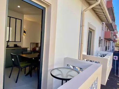 Balcon ou terrasse dans l'établissement Cagnes - 3 ,Rue Pasteur - 3P