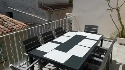 Balcon ou terrasse dans l'établissement Safranier Townhouse