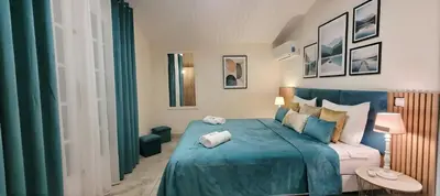 Un ou plusieurs lits dans un hébergement de l'établissement Villa Olimp in Super Cannes with sea view