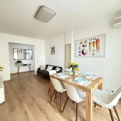 3BD Appartement Juan-les-Pins Antibes near beach and centre