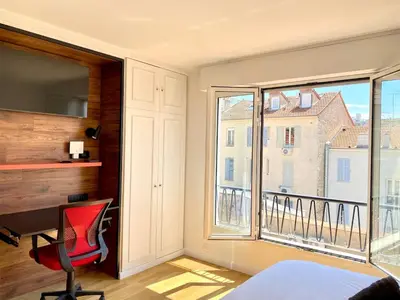 Balcon ou terrasse dans l'établissement Stylish Cannes Gem, Terrace, Parking, 100m to Croisette
